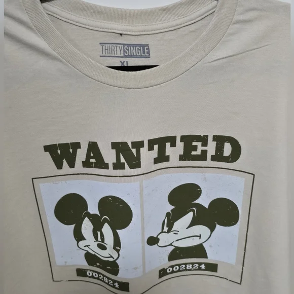 Wanted Mickey, Graphic Tee - Picture 2 of 3